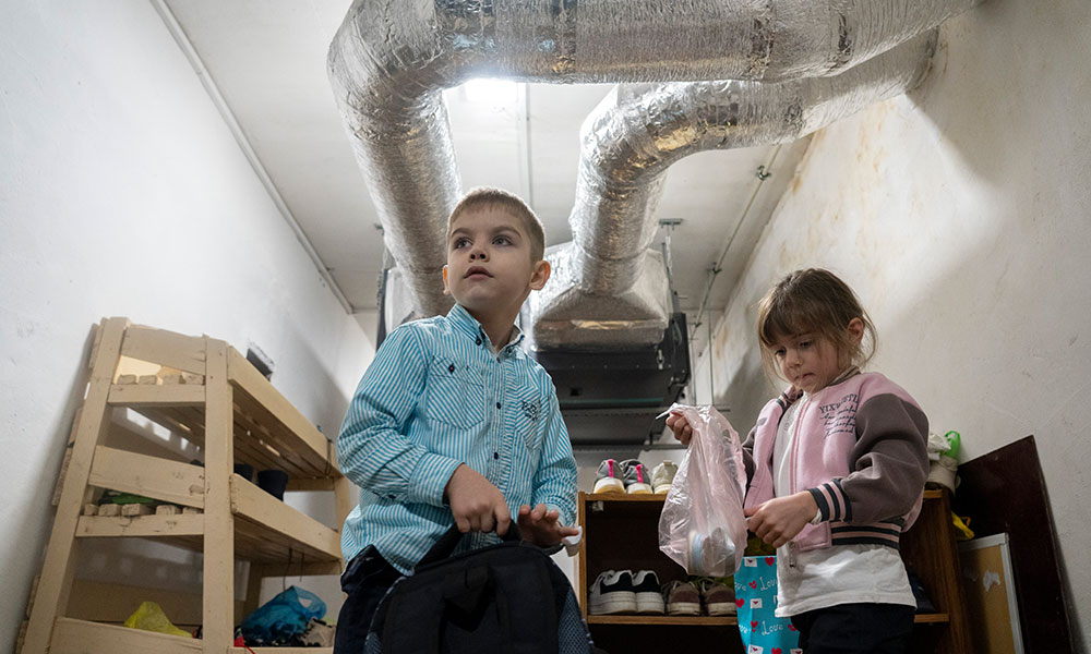 Førskolebarn i Ukraina