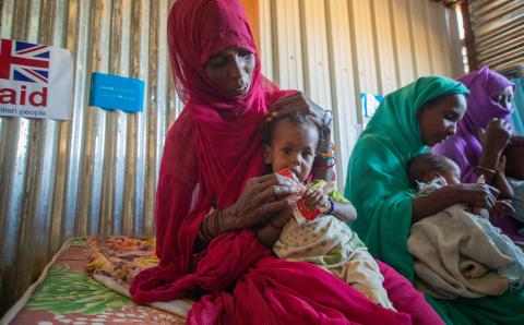Mor og barn med BP5 Sudan